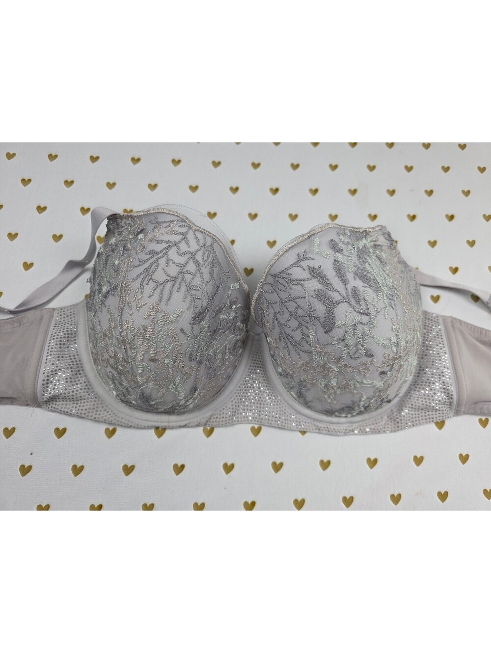 Victorias Secret Dream Angels Lined Demi Balconette Bra 36DD